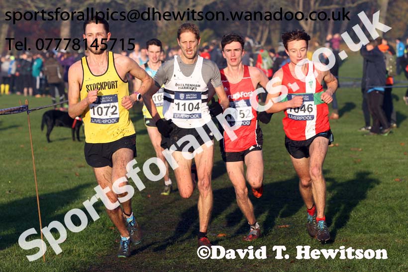 Senior and under-23 men, European Cross Country Trials, Sefton Park, Liverpool. Photo: David T. Hewitson/Sports for All Pics